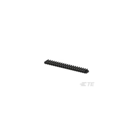 Te Connectivity Barrier Strip, 2 Row, 25 A, 300 V, 14 AWG, Pin Termination 2-1546670-0